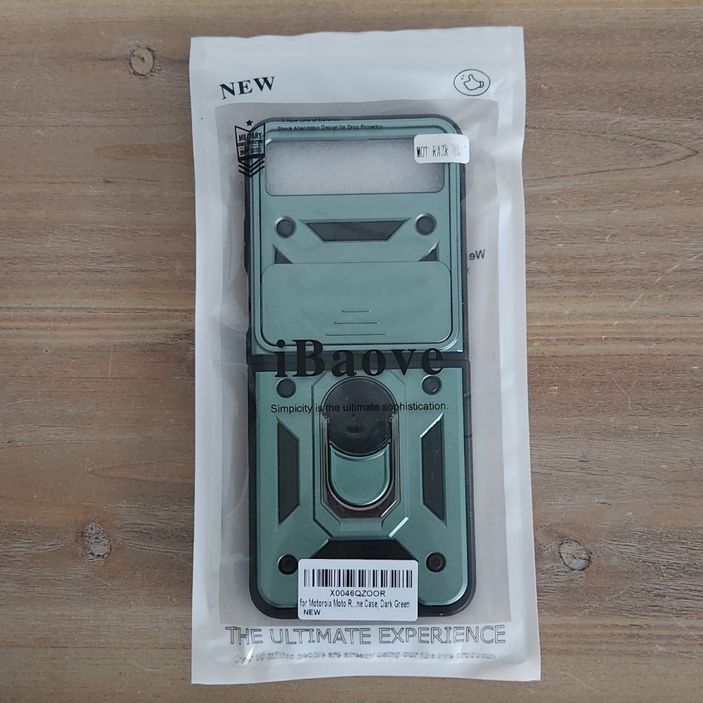 📱 Motorola Razr 2023 Case – Kickstand, Slide Camera Cover, Military Style NWT